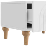 TV Cabinet High Gloss White 147 x 34.5 x 30 cm Engineered Wood 894249