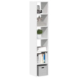 Bookcases 2 pcs Stackable White 30x30x80 cm Engineered Wood 858804