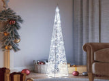 Acrylic Decorative LED Light Cone Cold White 120 cm 328964