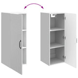 Wall-Mounted Cabinet High Gloss White 33 x 34.5 x 90 cm 898589