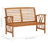 ZNTS 3 Piece Garden Lounge Set Solid Acacia Wood 3057984