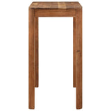 ZNTS Bar Table Solid Wood Acacia with Honey Finish 110x55x106 cm 337835