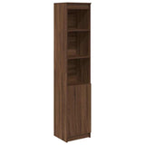 Highboard Brown Oak 37.5x35x180 cm Engineered Wood 861676