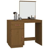 Dressing Table Honey Brown 95x50x134 cm Solid Wood Pine 820090