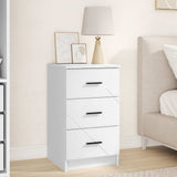 Bedside Cabinet White 38 x 38 x 66 cm Engineered wood 883374