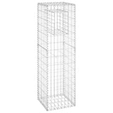 Gabion Basket Posts 2 pcs 40x40x140 cm Iron 151263