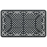 Garden Dining Set 7 pcs Black Aluminium 3334681