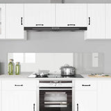 Kitchen Backsplash 2 pcs Transparent 90 x 40 cm Tempered Glass 3415536