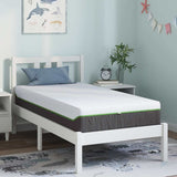 Mattress White and Grey 80 x 160 cm Pocket Spring 4106358
