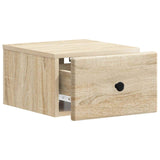 Wall-Mounted Bedside Cabinet 2 pcs Sonoma Oak 34.5 x 33 x 20 cm 899110