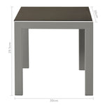 Sun Loungers 2 pcs with Table Steel and Textilene Black 48012