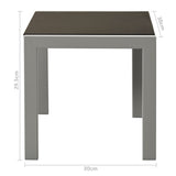 Sun Loungers 2 pcs with Table Steel and Textilene Black 48012