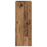 Plant Stand 2 pcs Old Wood 30 x 30 x 80 cm Engineered Wood 899591