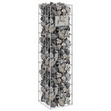 Gabion Faucet Silver 25 x 25 x 100 cm Stainless Steel 42013414