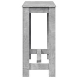 Bar Table Concrete Grey 102x50x103.5 cm Engineered Wood 854412