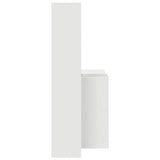 Desk with Shelf White 138.5 x 55 x 143 cm Engineered Wood 3337249