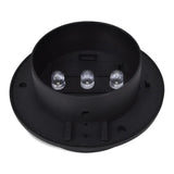 Outdoor Solar Fence Lamps 12 pcs LED Black 277122