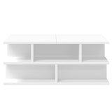 Coffee Table White 70x70x29 cm Engineered Wood 840744