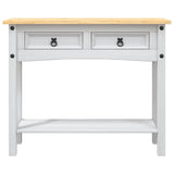 Console Table Mexican Pine Corona Range White 90x34.5x73 cm 282646