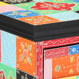 Drawer Cabinet Multicolour 40 x 40 x 60 cm Solid Mango Wood 4017569