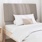 Upholstered Headboard Taupe 100 cm Solid Pine Wood 879412