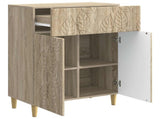 Sideboard Sonoma Oak 66 x 34.5 x 90 cm Engineered Wood 895097