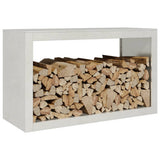 Firewood Rack 100x40x60 cm Stainless Steel 850986