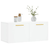 Wall Cabinet White 80x36.5x35 cm Engineered Wood 830060