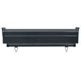ZNTS Balcony Side Awning 85x250 cm Grey 48410