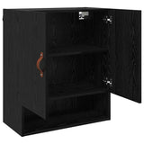 Wall Cabinet Black oak 60 x 31 x 70 cm Engineered wood 879533