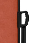 ZNTS Retractable Side Awning Terracotta 140x1200 cm 4004813