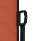 ZNTS Retractable Side Awning Terracotta 140x1200 cm 4004813