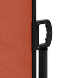 Retractable Side Awning Terracotta 220x600 cm 4004678