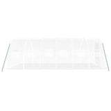 Greenhouse with Steel Frame White 18 m² 6x3x2 m 3188051