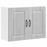 Kitchen Wall Cabinet Kalmar Grey Sonoma Engineered Wood 853593