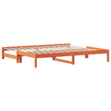 Day Bed with Trundle without Mattress Wax Brown 90x200 cm 844402