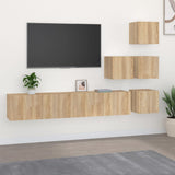 Wall-mounted TV Cabinet Sonoma Oak Engineered Wood 3114576