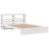 Bed Frame with Headboard without Mattress White 120x200 cm 3305994