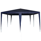 Party Tent Blue 400 x 400 x 266 cm Polyethylene and Steel 42003422