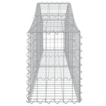 Arched Gabion Baskets 12 pcs 200x30x40/60 cm Galvanised Iron 3145377