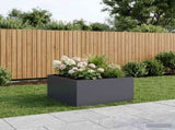 Garden Planter Anthracite 100 x 100 x 40 cm Cold-rolled Steel 8005124