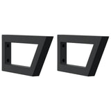 Basin Shelf Wall Mounted Steel and Solid Wood Oak 3302351