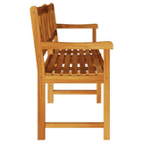 Outdoor Bench Natural 220 x 56 x 90 cm Solid Acacia Wood 4105527