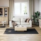 Washable Rug Soft Shaggy Black 160x230 cm Anti Slip 3188007