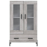 Highboard Grey Sonoma 69.5x31x115 cm Engineered Wood 828314