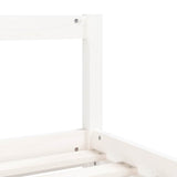 Kids Bed Frame White 90x200 cm Solid Wood Pine 834424