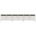 TV Cabinet White 202x39x43.5 cm Cold-rolled Steel 3307154