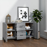 Sideboard Grey Sonoma 100x36x60 cm Engineered Wood 817469