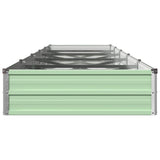 Raised Garden Bed Pastel Green 400 x 80 x 24 cm 8006514