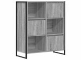 Book Cabinet Grey Sonoma 68 x 30 x 108.5 cm Engineered Wood 886543